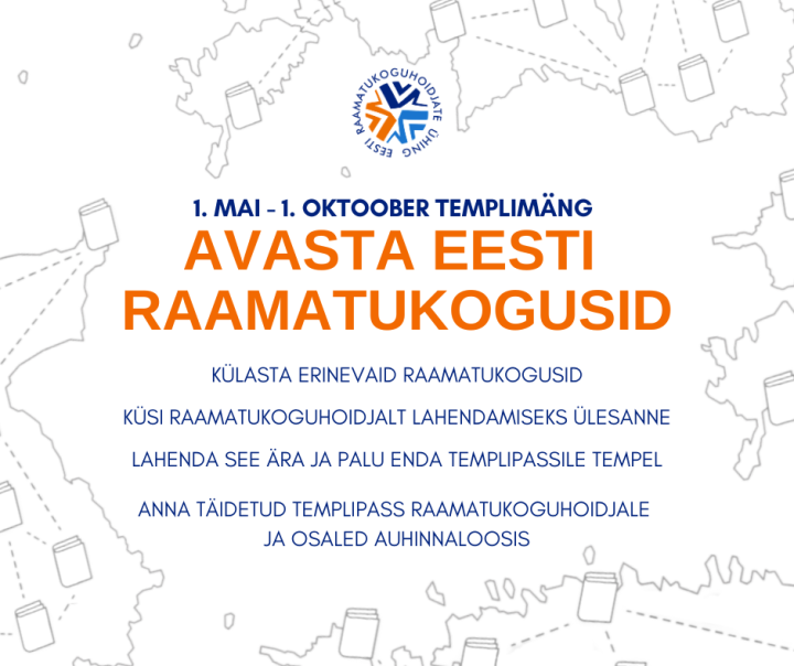 Avasta Eesti raamatukogusid 2026